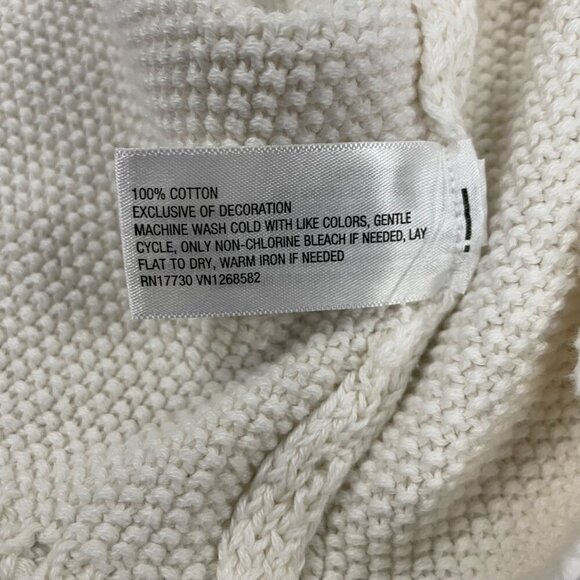 Wild Fable Womens Tight Knit Sweater Dress Sleeveless Cream Size Medium - Picture 9 of 9